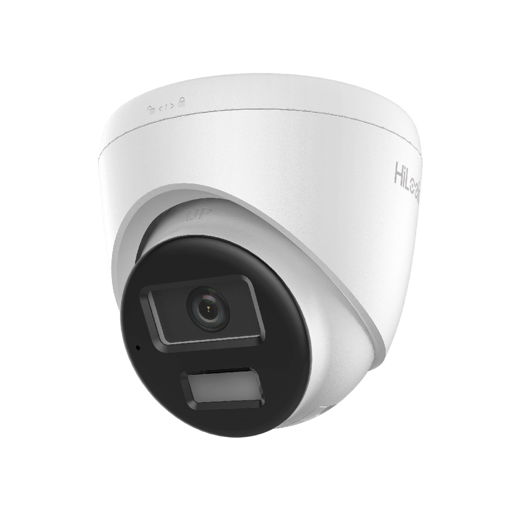 HILOOK IPC-T240HA-LUFC, 4Mpix, 2,8mm Lens, H265+, Dual Light, 30Mt Gece Görüşü, Dahili Mikrofon, IP67, PoE, Dome, IP Kamera