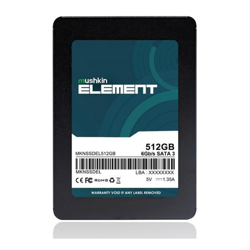 Mushkin ELEMENT, 512GB, 500-450Mb/s, 2.5