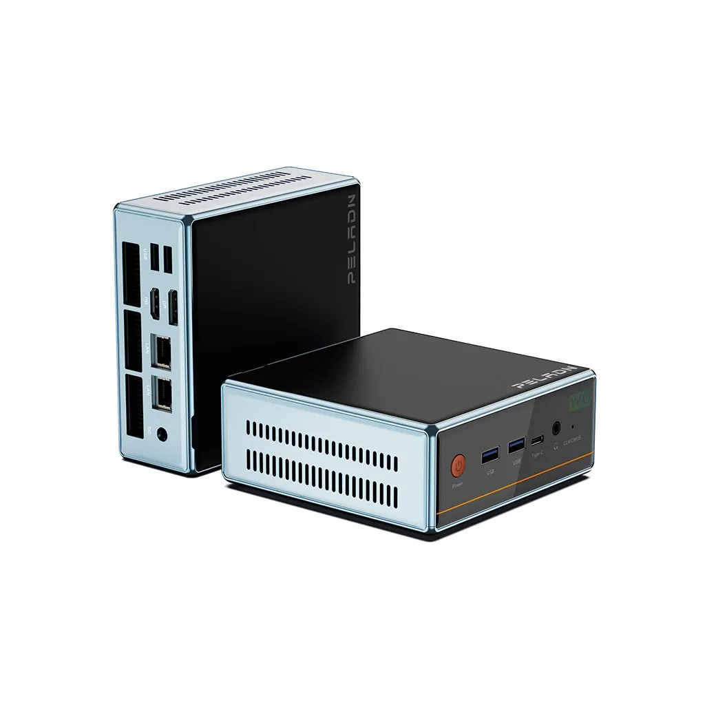 PELADN WO4 Serisi, AMD Ryzen 7 5700U, 16Gb Ram, 512Gb SSD, 1xHDMI, 1xDP,  4xUSB, 1xType-C, 2xLAN, Paylaşımlı Ekran Kartı, Wi-Fi6, Bluetooth 5.2, Windows 11 Pro, MFF MiniPC