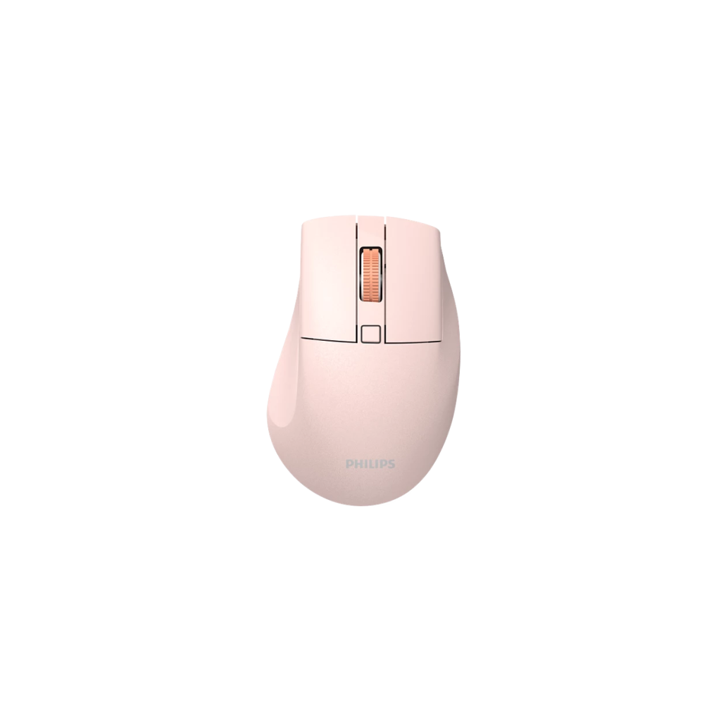 PHILIPS SPK7528P, SESSİZ, Pembe, USB Nano  2,4Gh ve Bluetooth Kablosuz, 1600dpi, Optic, 3 Tuşlu, Ergonamik, Sessiz Click, Mouse