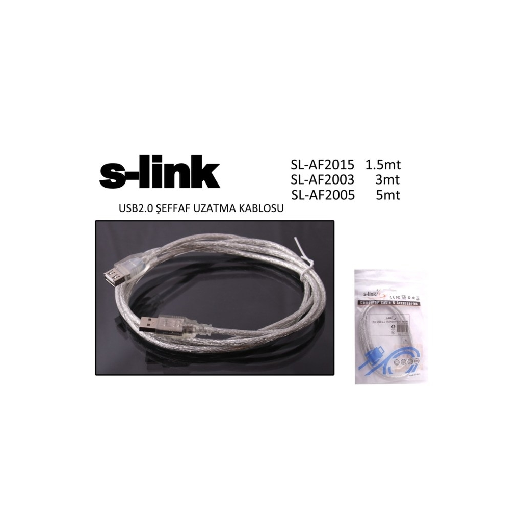 S-LINK SL-AF2003 USB Uzatma Kablosu 3Metre