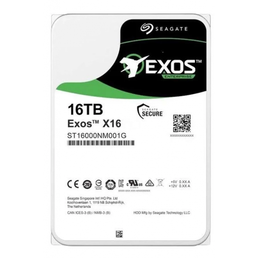 SEAGATE EXOS X16, ST16000NM001G, 3.5