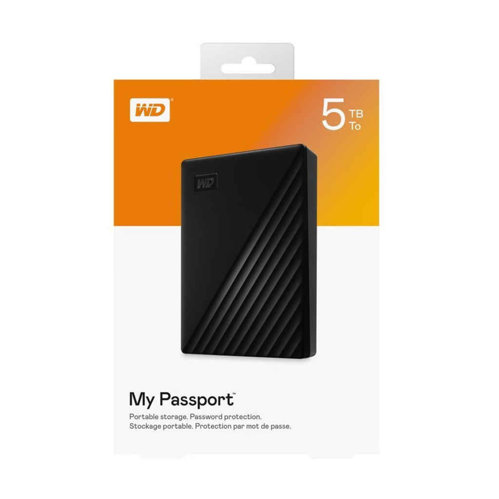 WD WDBPKJ0050BBK-WESN MyPassport 5TB, 2,5