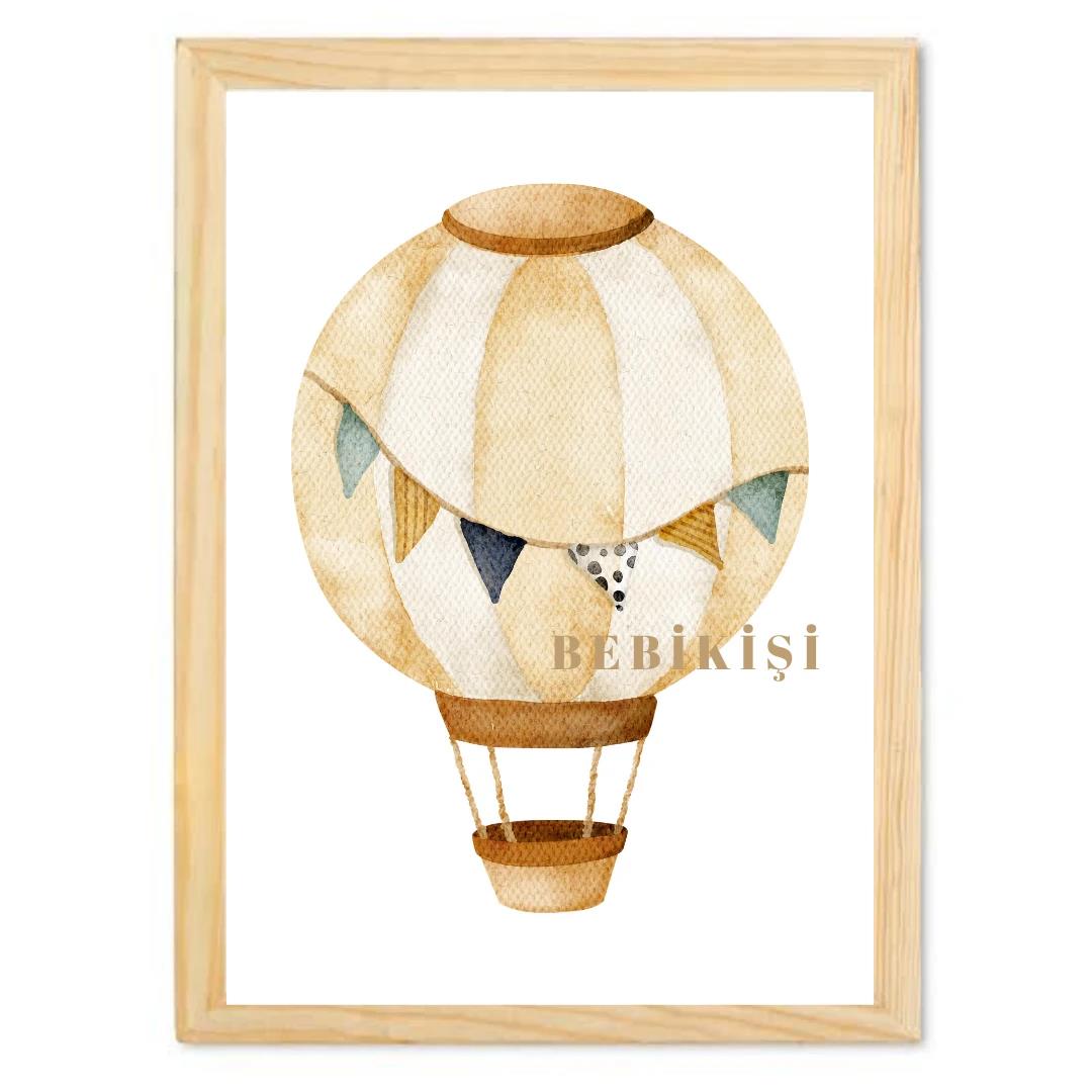 30X40 TEKLİ AHŞAP TABLO - 34