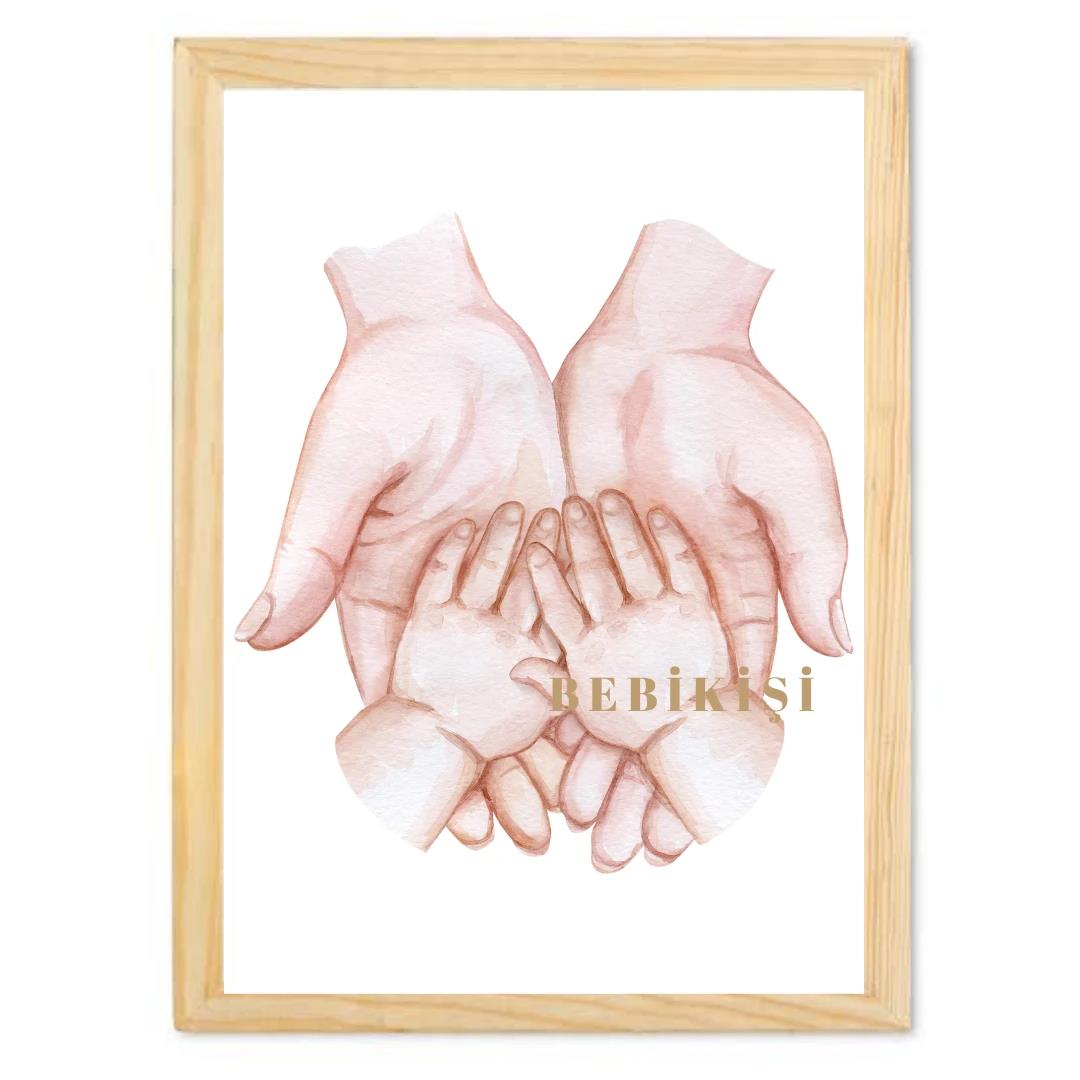 30X40 TEKLİ AHŞAP TABLO - 38