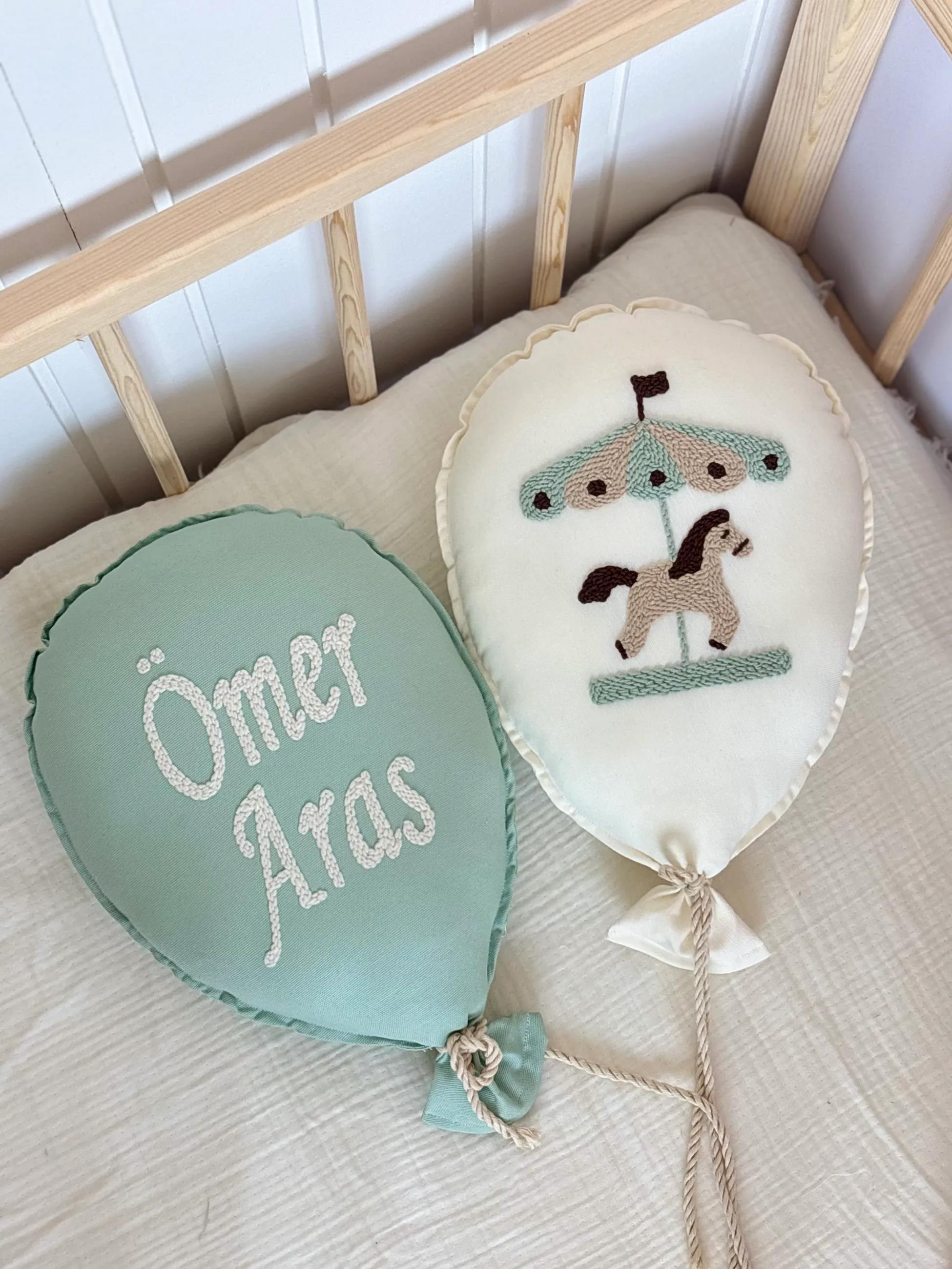 ATLI KARINCALI 2Lİ BALON TAKIM - Mint yeşili