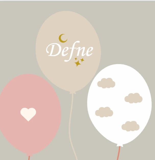 BULUTLU-KALPLI AY YILDIZLI DETAYLI BEJ 3'LÜ BALON TAKIMI