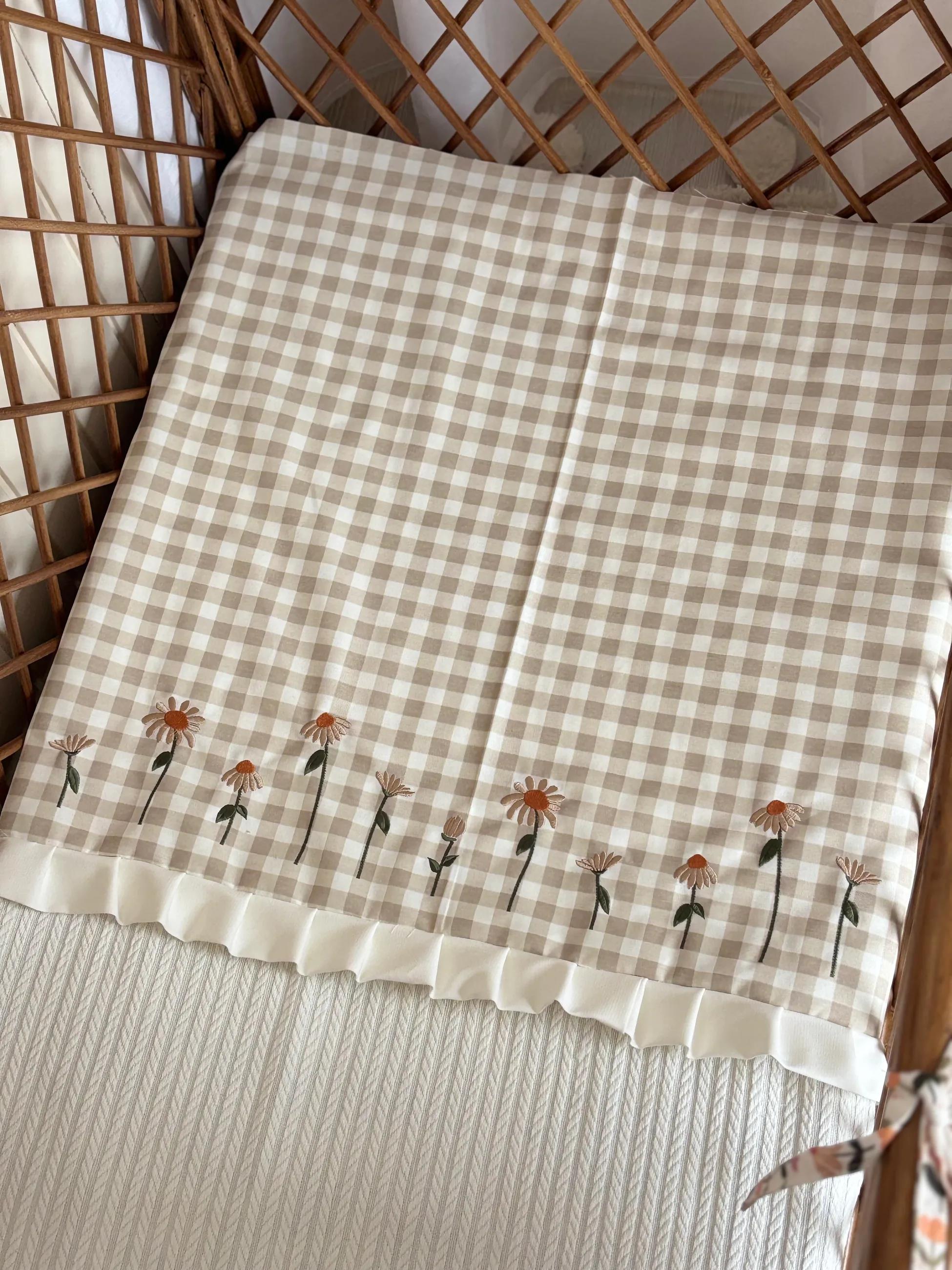PİKE TEKLİ FLORAL MAGIC BEJ - 100x150 cm
