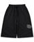 LongLine Baggy Short “RED VEYRA” - Black