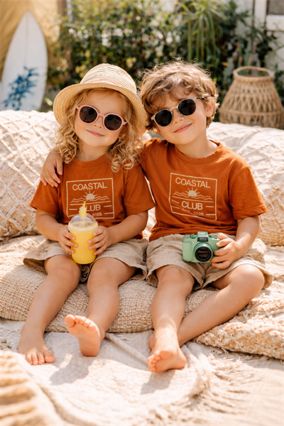 %100 pamuk müslin şort & tshirt takımı 2-6 yaş