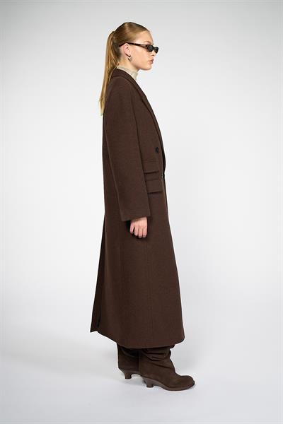 Kadın Kahverengi Oversize Kaban