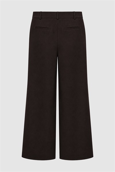 Kadın Kahverengi Slim Fit Basic Pantolon