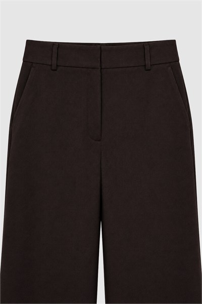 Kadın Kahverengi Slim Fit Basic Pantolon