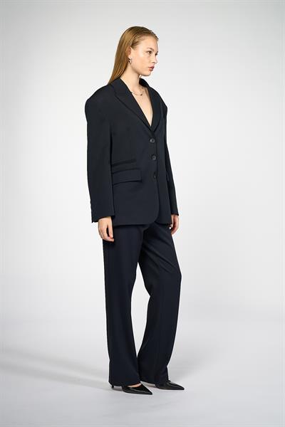 Kadın Lacivert Oversize Blazer