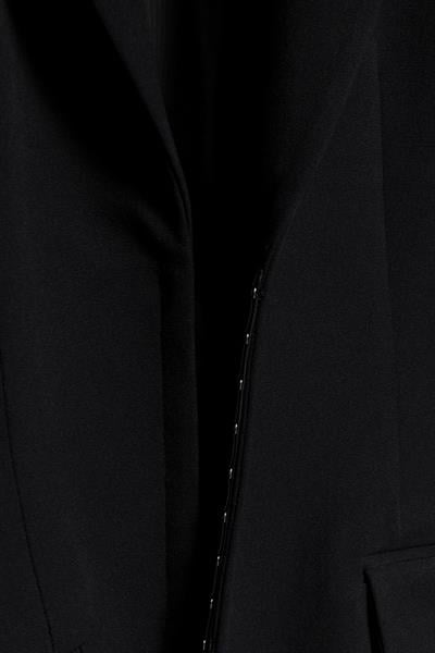 Kadın Lacivert Agraflı Bele Oturan Blazer-Thalure