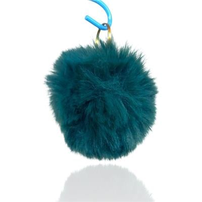 Peluş Ponpon Anahtarlık Yeşil