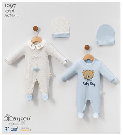 Baby Boy Mevsimlik Erkek Bebek İkili Tulum