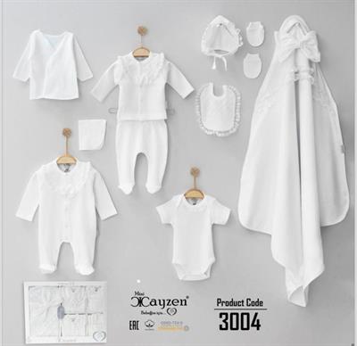 Dantelli Mevsimlik Kız Bebek Onlu Set