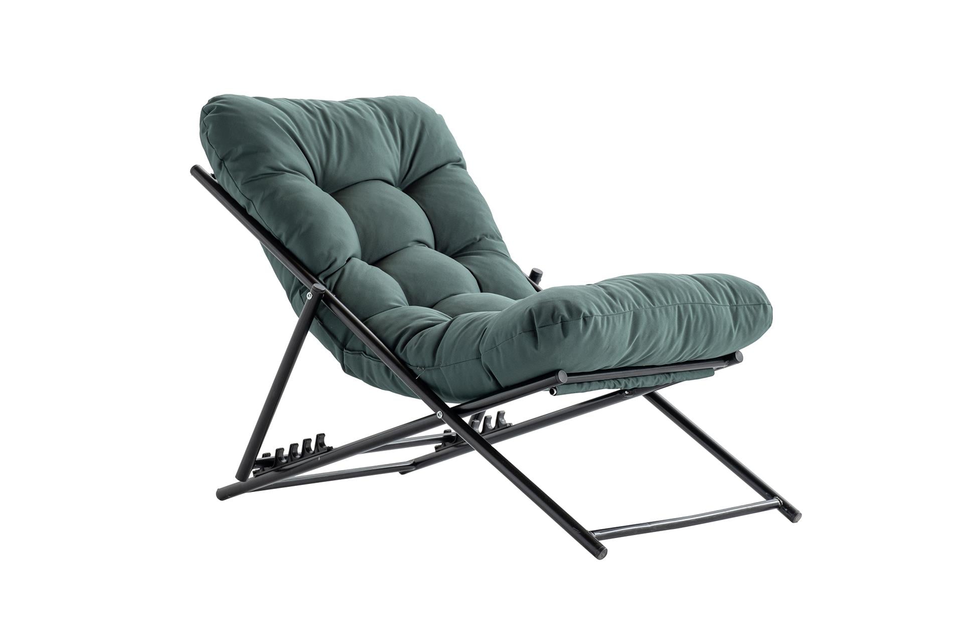 Katlanır Sandalye | Şezlong | Rahat | Bahçe Balkon Koltuğu | Yeşil Formood