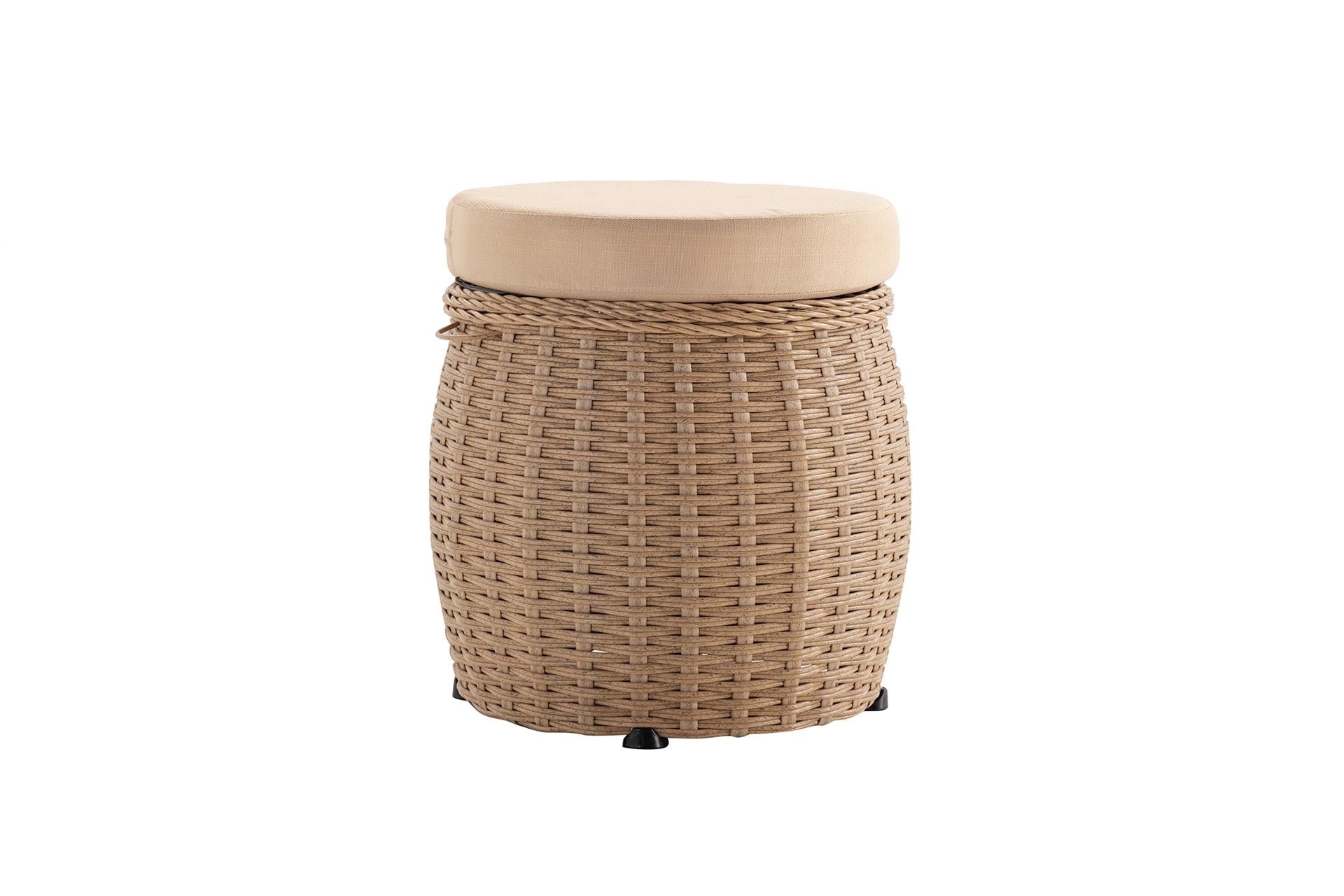 Luna Puf | Rattan Cappuccino | Formood