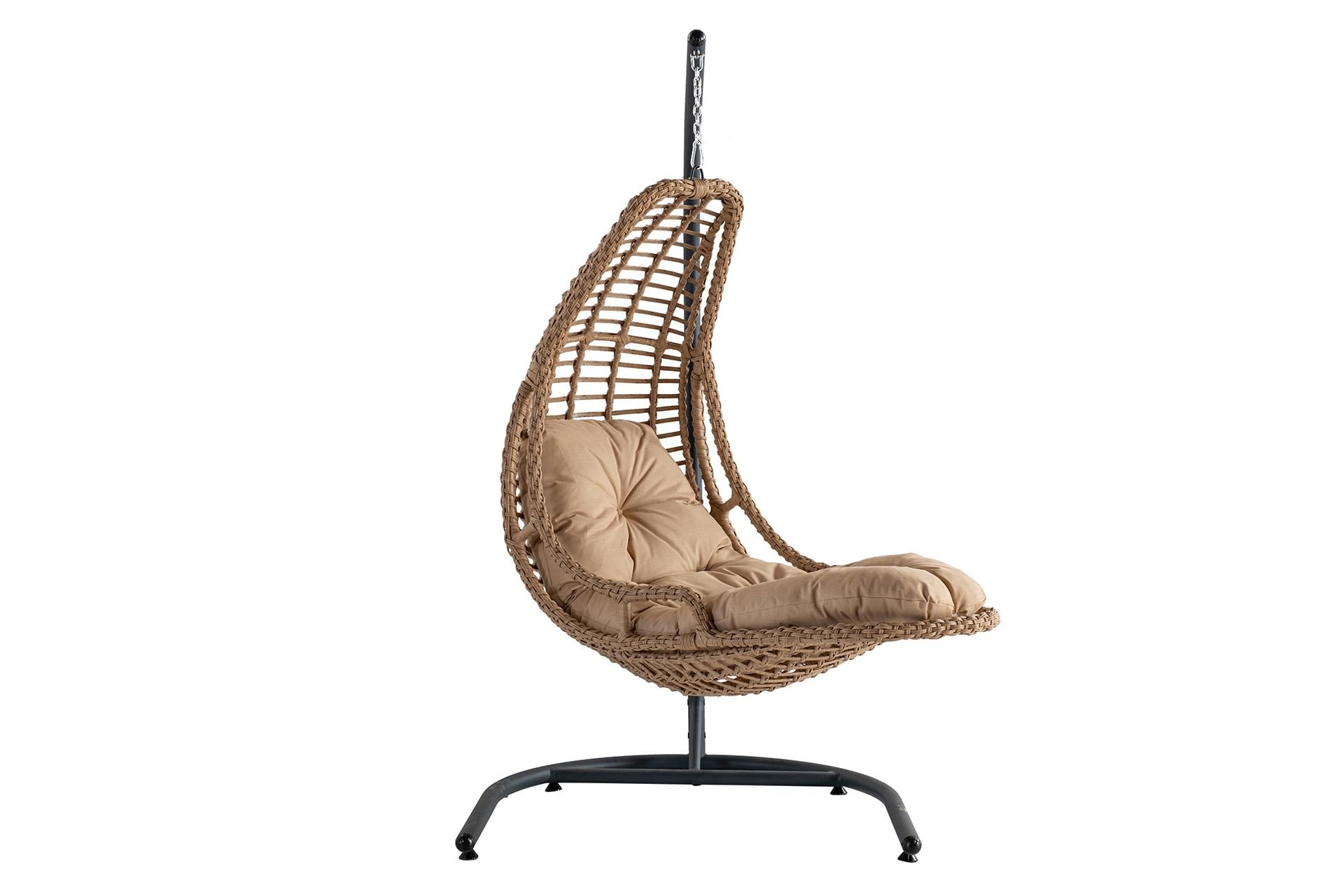 Rest Rattan Bahçe Salıncağı | Tek Kişilik | Cappuccino | Formood
