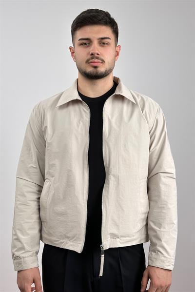 Mevsimlik Astarlı Ceket - Bej