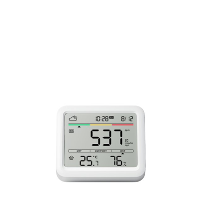 Kablosuz Ekranlı CO₂, Isı & Nem Sensörü