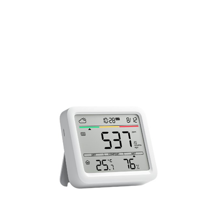 Kablosuz Ekranlı CO₂, Isı & Nem Sensörü