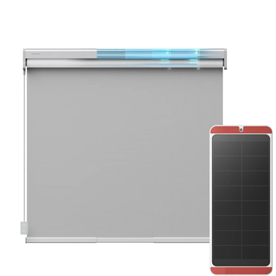 Akıllı Stor Perde – Gri, Genişlik: 80 cm | Uzunluk: 110 cm