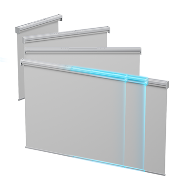 Akıllı Stor Perde – Gri, Genişlik: 58 cm | Uzunluk: 80 cm