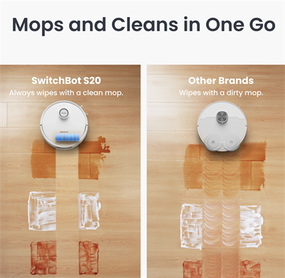 Akıllı Robot Süpürge S20 Tam Otomatik Su Bağlantılı Versiyon