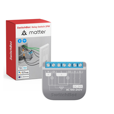 Akıllı Röle Anahtarı Çift Kanallı – Enerji Ölçümlü