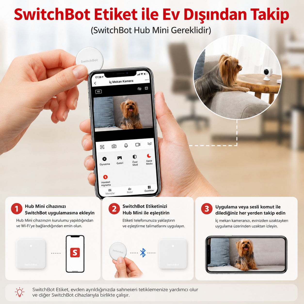 SwitchBot Akıllı Etiket NFC Tag
