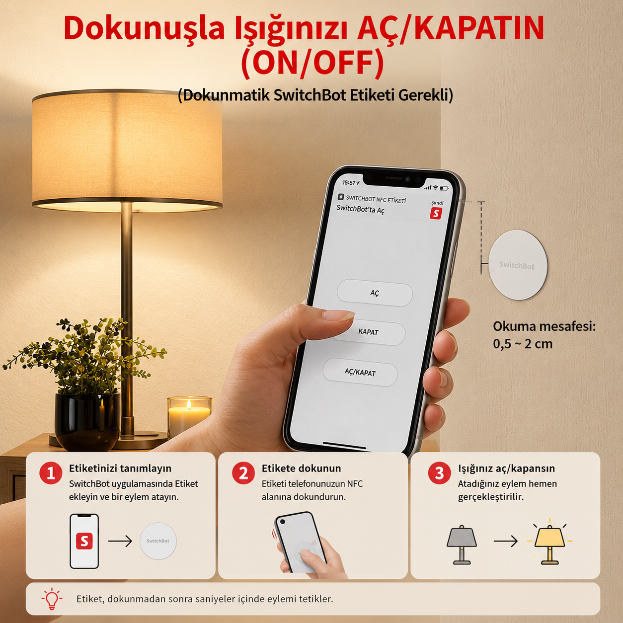 SwitchBot Sahnesini Çalıştırın