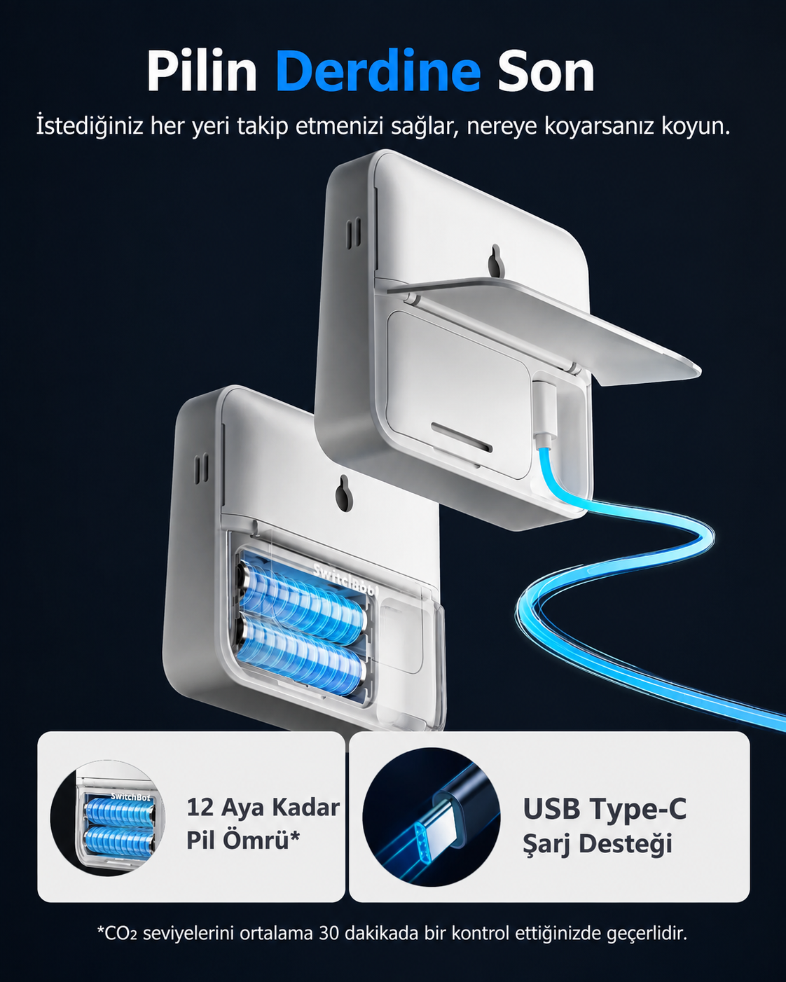 Masaüstü ve duvar kullanım seçenekleri