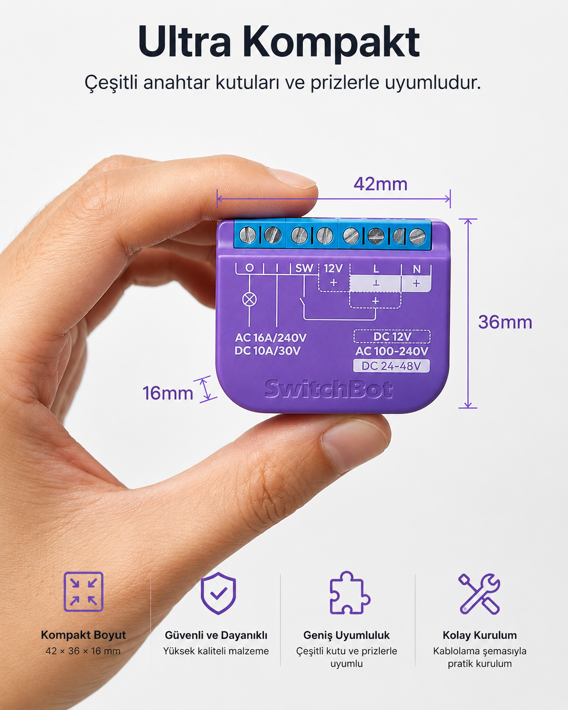 SwitchBot Relay Switch 1 kuru kontak kullanımı