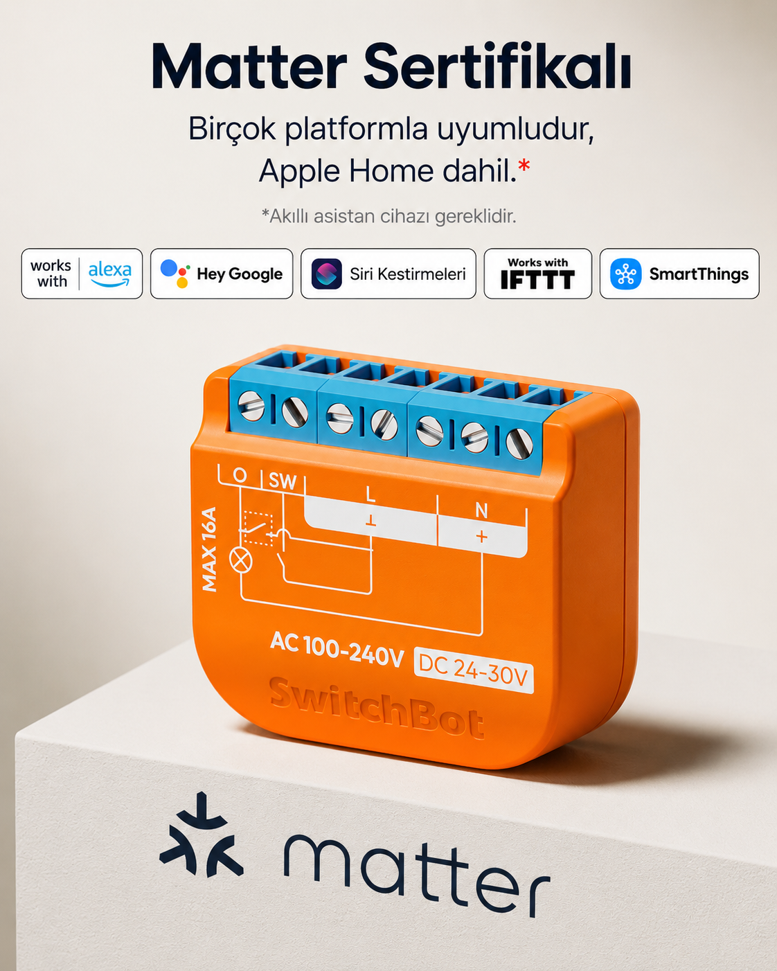 SwitchBot Relay Switch 1PM zamanlama ve otomasyon