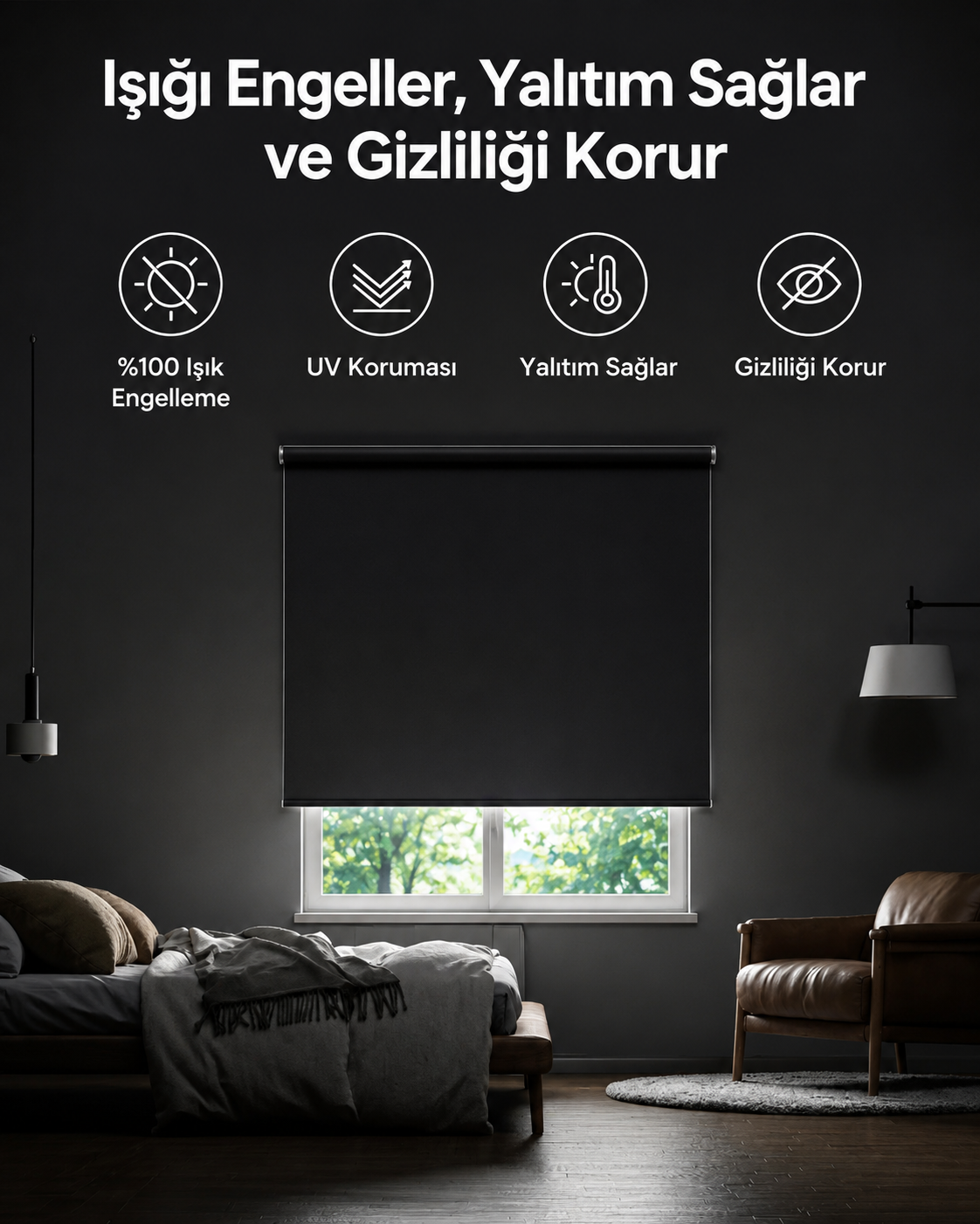 Akıllı Stor Perde ayarlanabilir genişlik