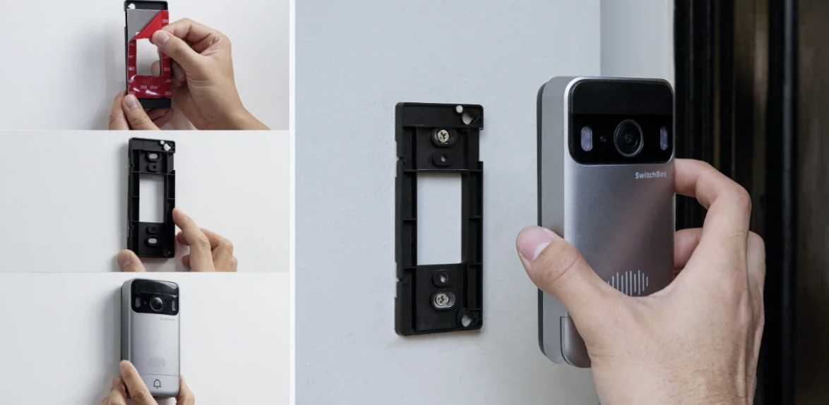 SwitchBot görüntülü kapı zili renkli gece görüşü