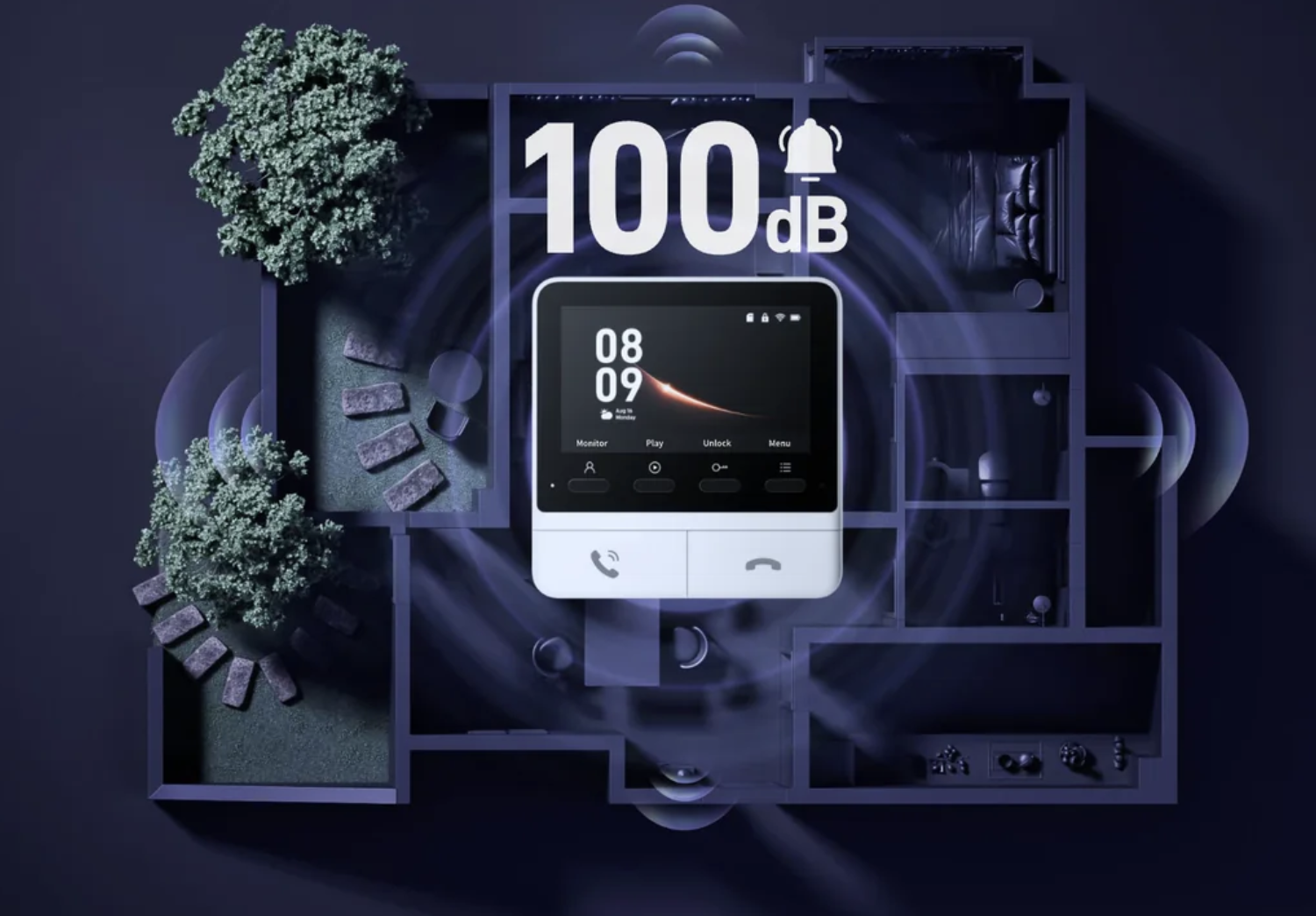 SwitchBot Video Doorbell çift yönlü konuşma