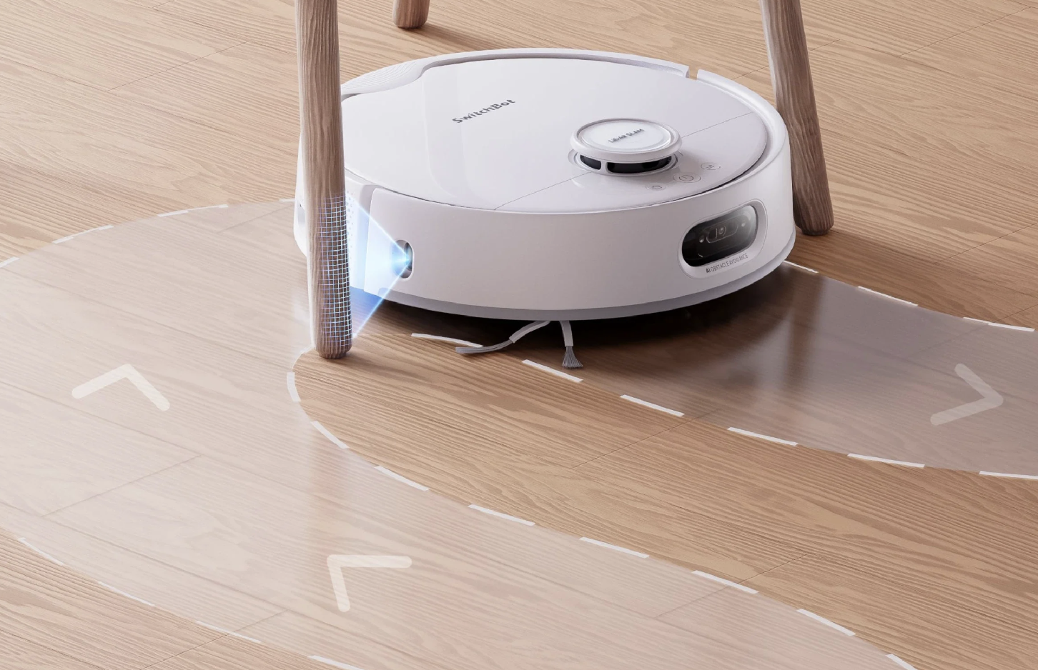 SwitchBot S20 çift dolaşma önleyici fırça sistemi