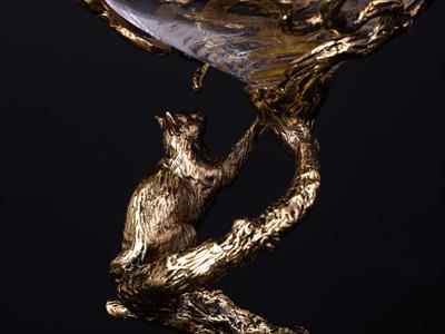 Şarap kadehi «Kediler»