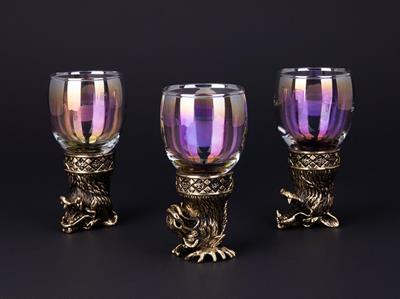 Shot kadehi «Sarhoş hayvanlar» 3 adet