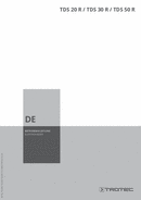 TDS 120 R DE Bedienungsanleitung