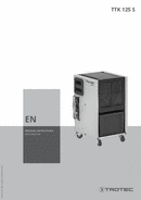 TTK 125 S dehumidifier user manual (EN)