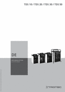 TDS 50 R DE Bedienungsanleitung