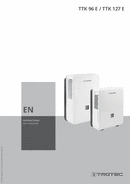 TTK 127 E dehumidifier operating manual (EN)