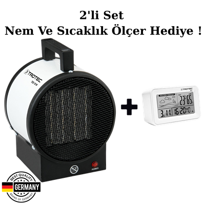 Seramik Isıtıcı TDS 10 M + BZ 01 (Hediye)