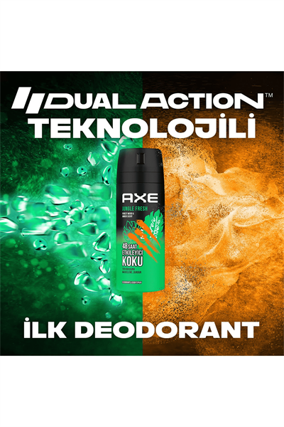 Erkek Deodorant Sprey Jungle Fresh 150 ml (6 Adet X 150ml)