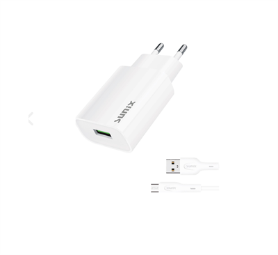 12W 2.6A USB-A Girişli Lingtning(iPhone/iPad) Kablolu Şarj Seti S-27